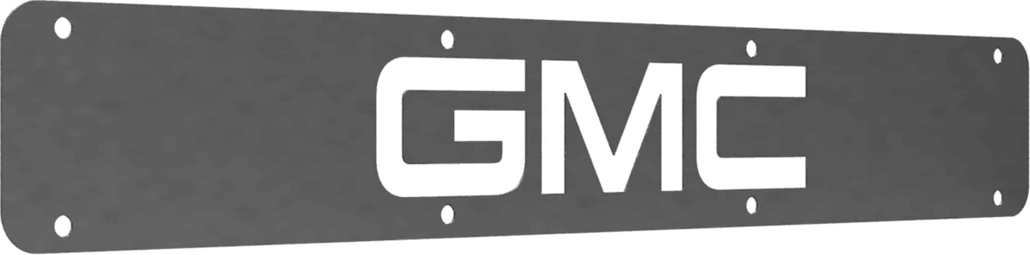 GMC Mudflap Trim Plates, 2 Pack