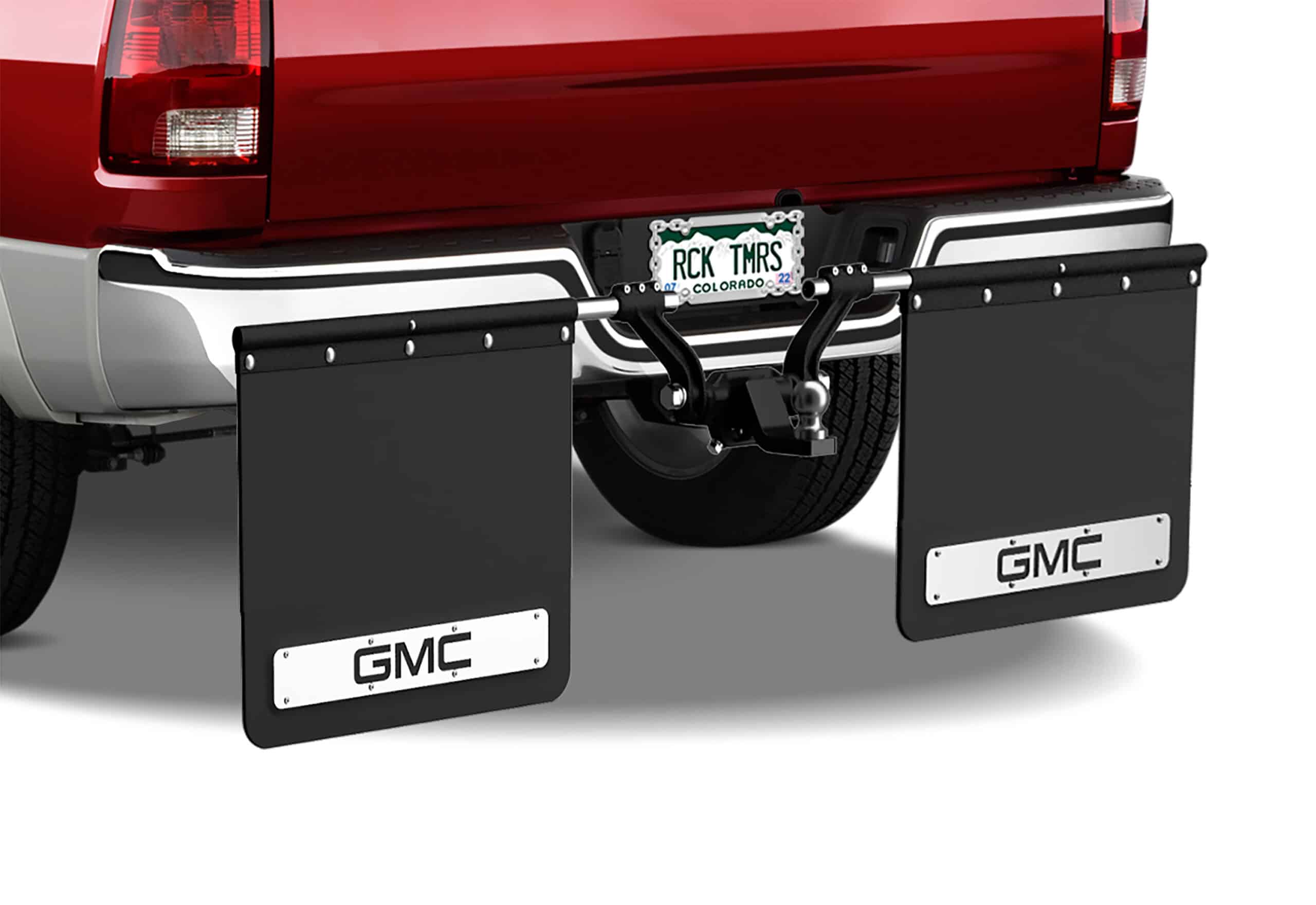 GMC Mudflap Trim Plates, 2 Pack