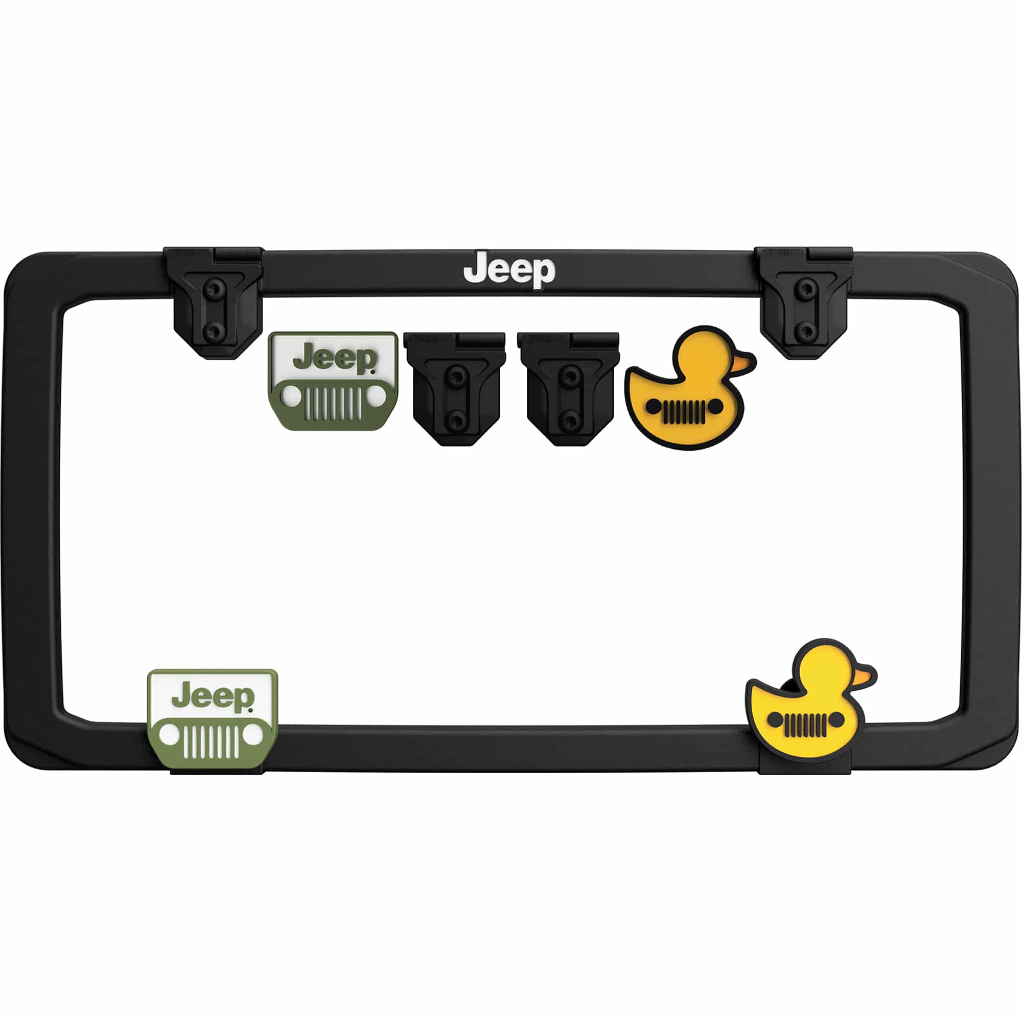 Jeep License Plate Frame, Matte Black