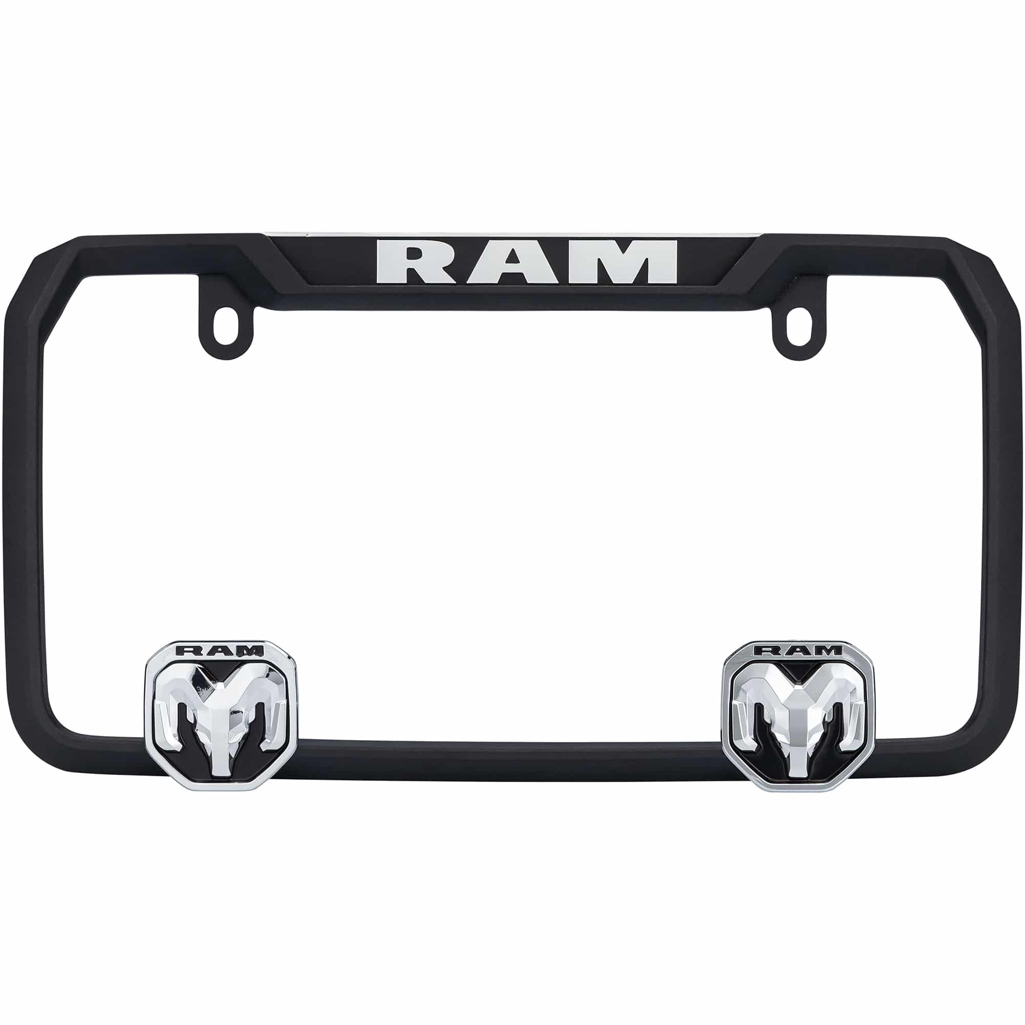 RAM License Plate Frame, Matte Black