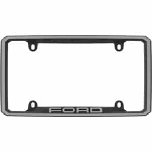 Cruiser Accessories Ford license plate frame in black, front view