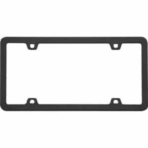 Cruiser Accessories Neo license plate frame in black, front view