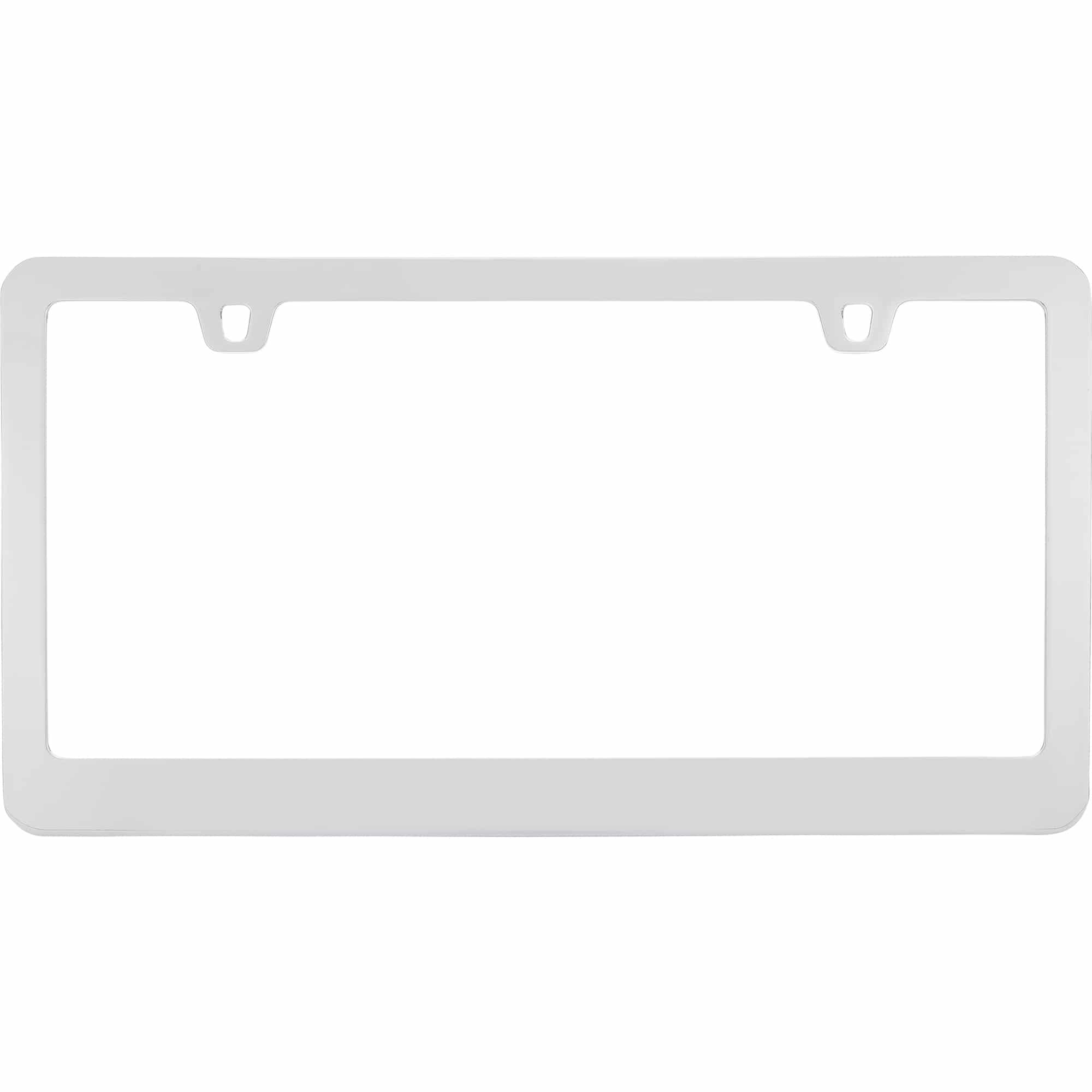 Neo Classic License Plate Frame, Chrome