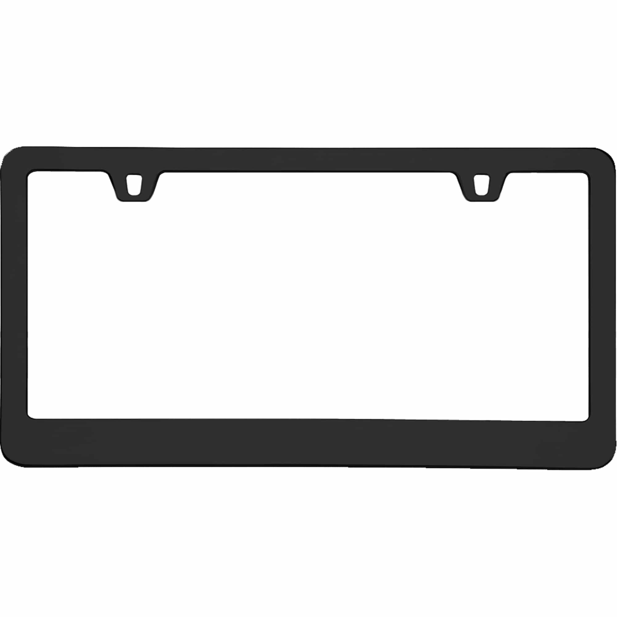 Neo Classic License Plate Frame, Black