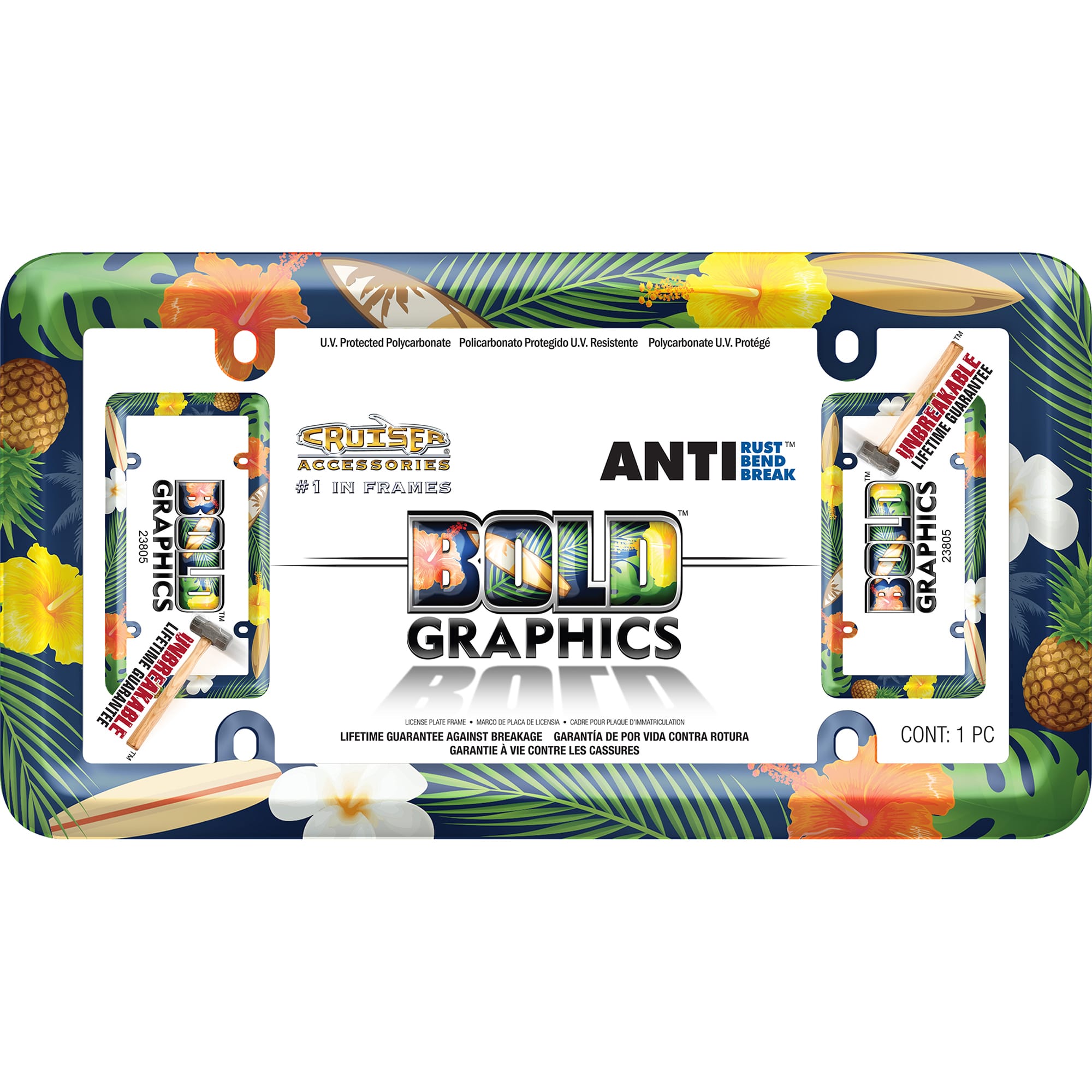Tropics License Plate Frame