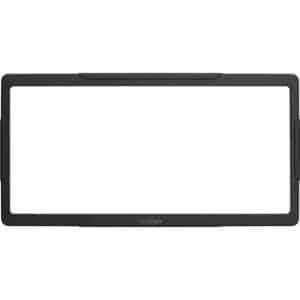 Cruiser Accessories Silicone license plate frame in black, front view