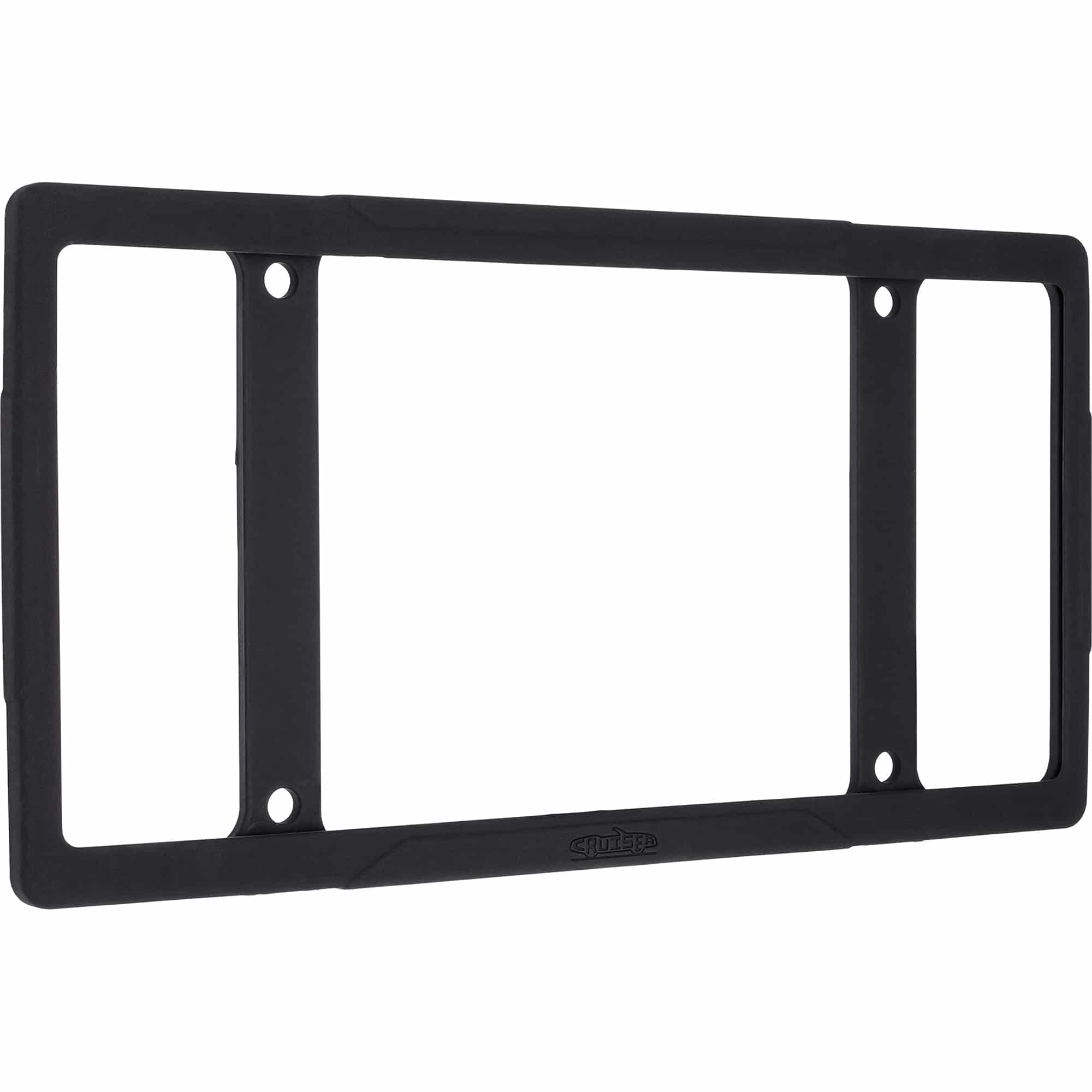 Silicone License Plate Frame, Black