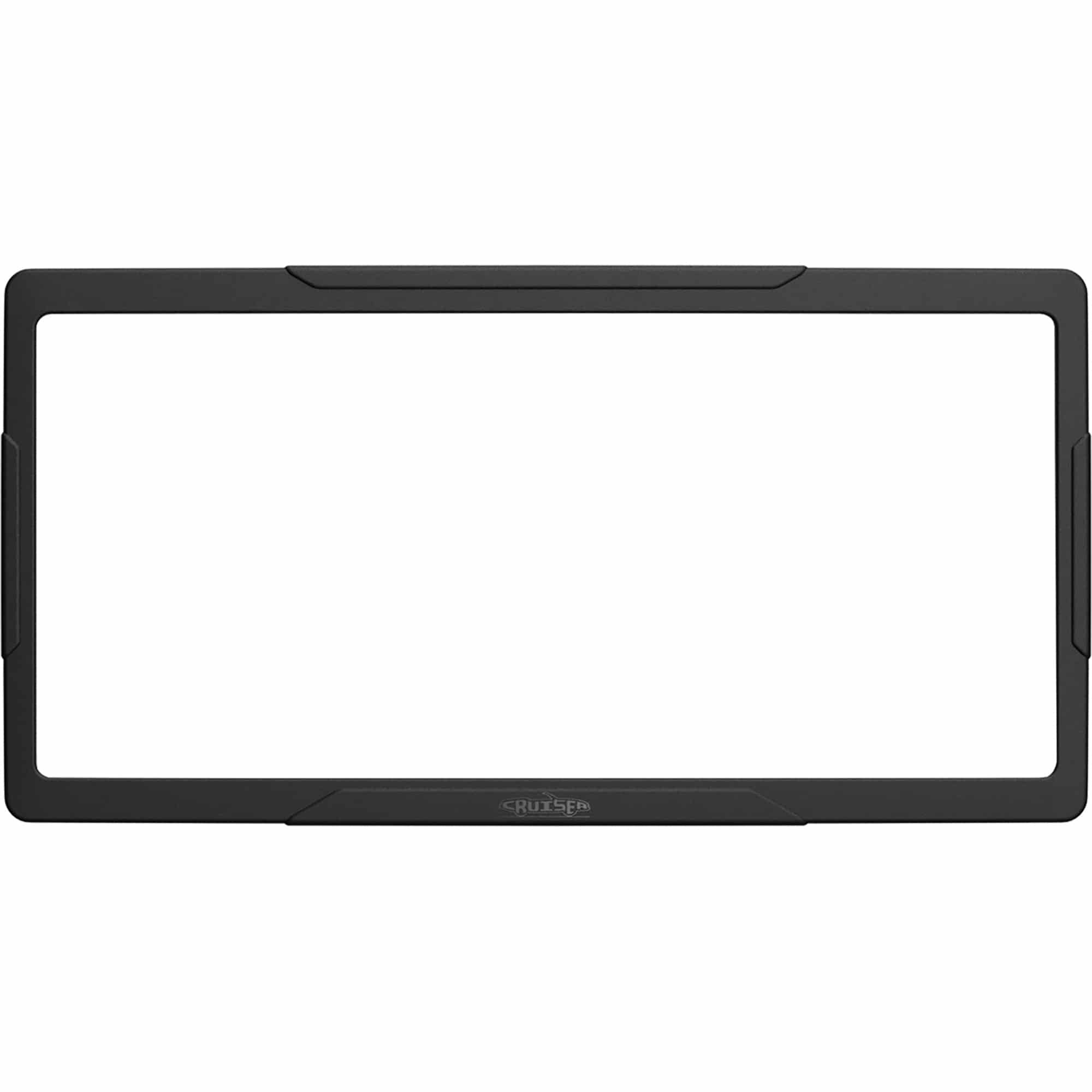 Silicone License Plate Frame, Black