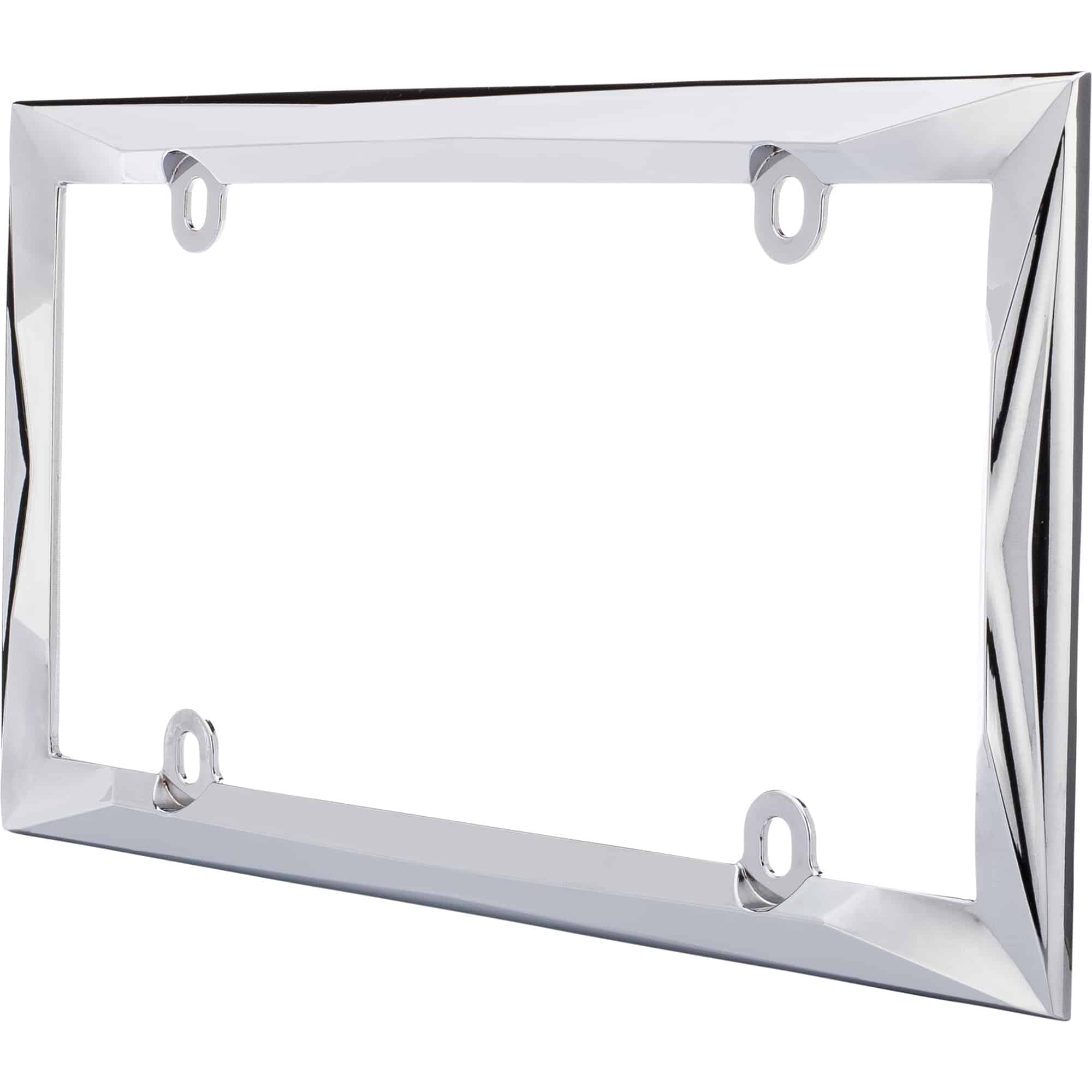 Contour License Plate Frame, Chrome