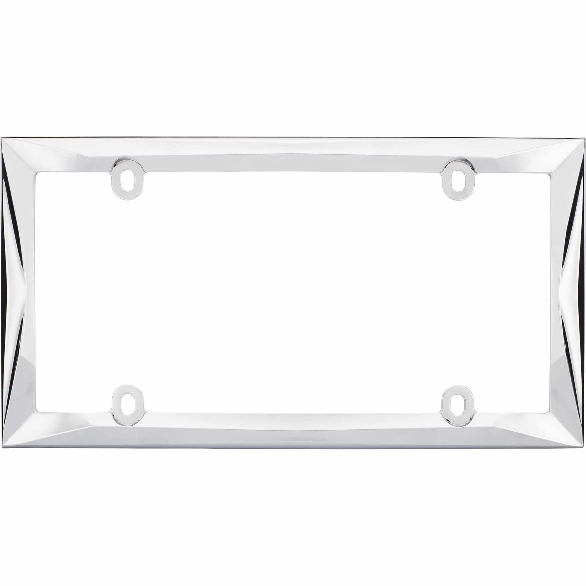 Contour License Plate Frame, Chrome