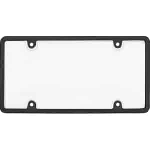 Cruiser Accessories Tuf Combo with a clear shield and black license plate frame, front view