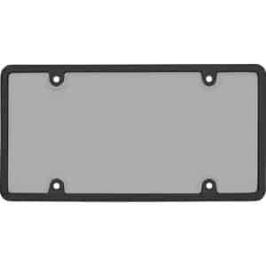Cruiser Accessories Tuf Combo with a smoke shield and black license plate frame, front view