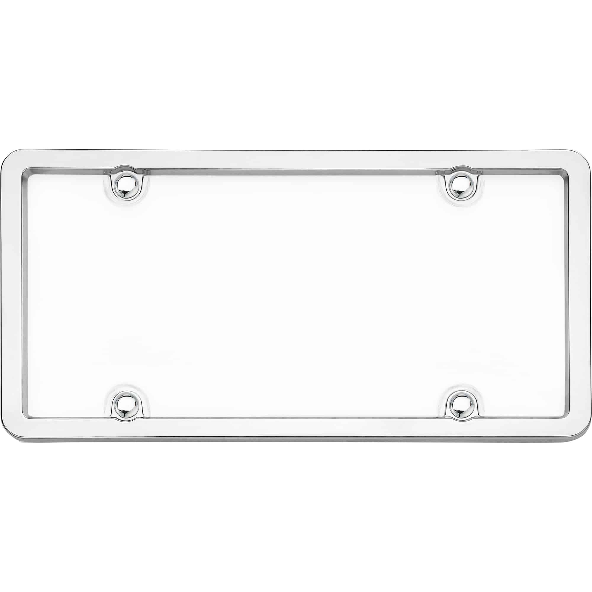 Ultimate Tuf Combo Frame with Shield, Chrome/Clear
