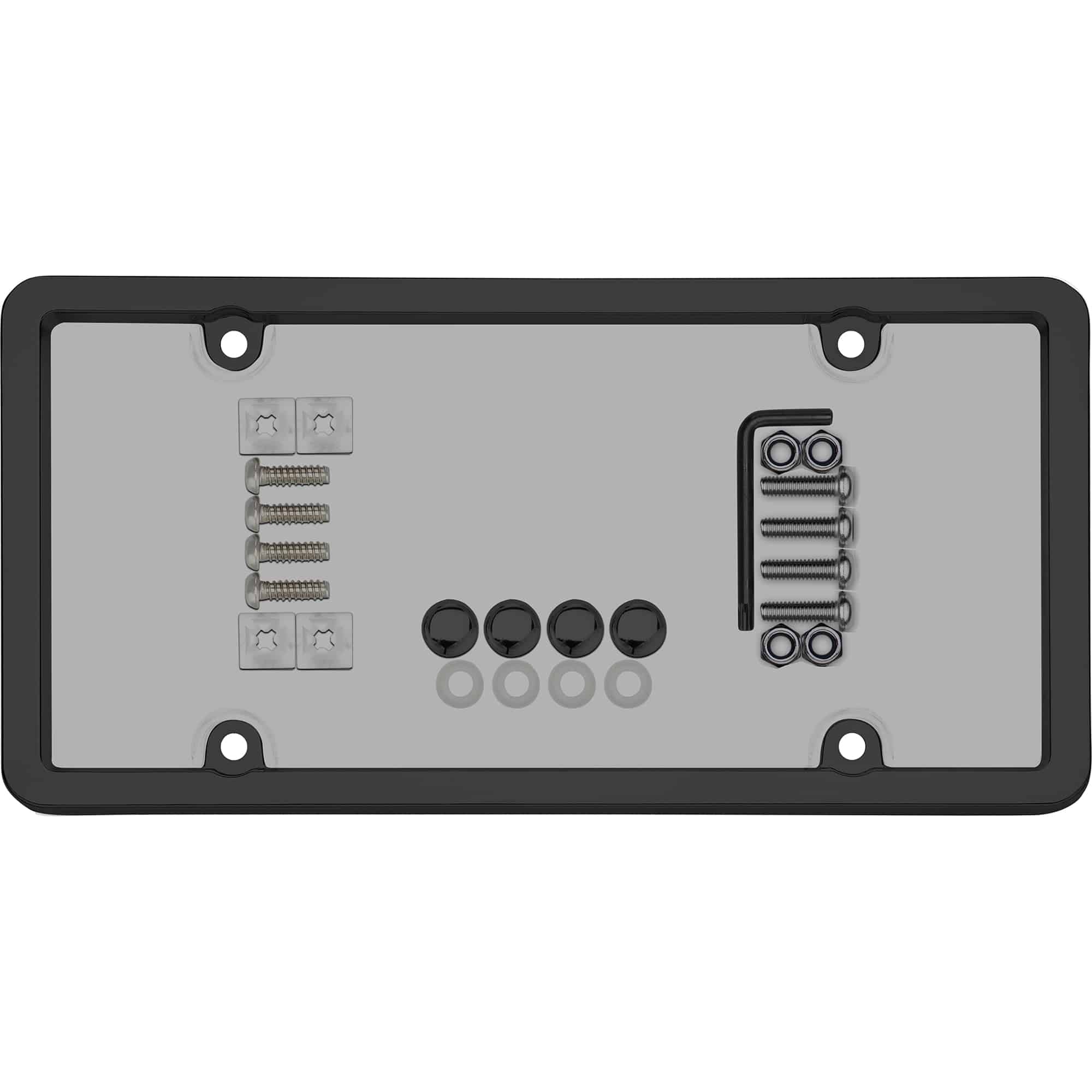 Ultimate Tuf Combo Frame with Shield, Black/Smoke