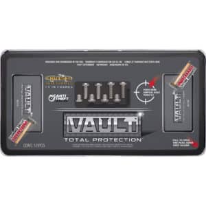 Cruiser Accessories The Vault mounting plate, clear shield, black frame insert - in package view