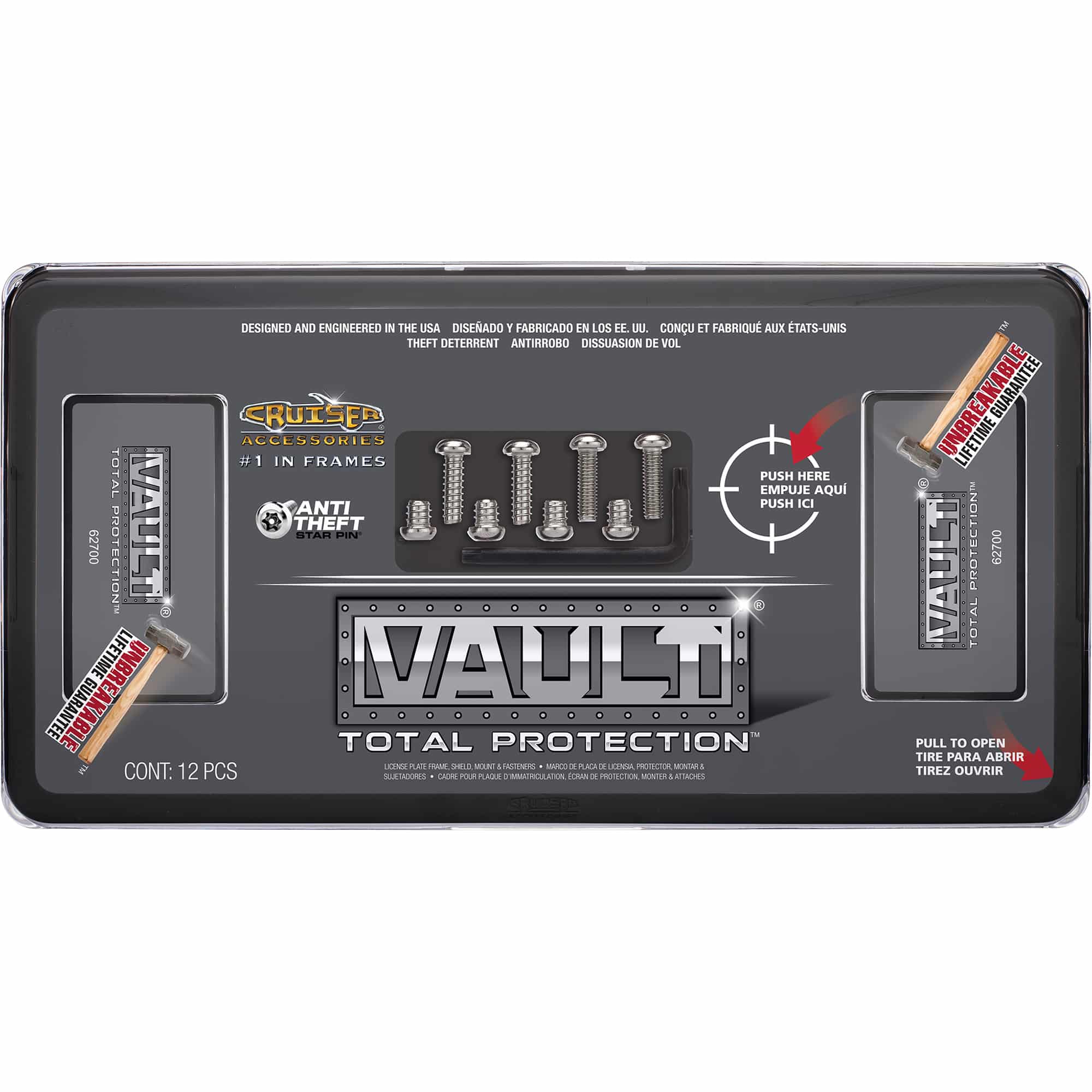 Vault Shield, Black/Clear