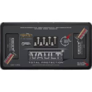 Cruiser Accessories The Vault mounting plate, smoke shield, black frame insert - in package view