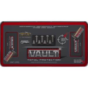 Cruiser Accessories The Vault mounting plate, smoke shield, red frame insert - in package view