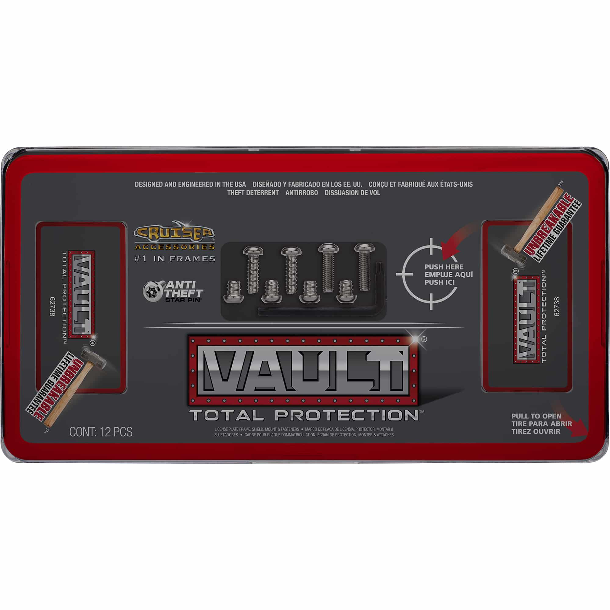 Vault Shield, Red/Smoke