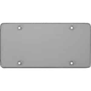 Cruiser Accessories Tuf flat smoke shield, front view