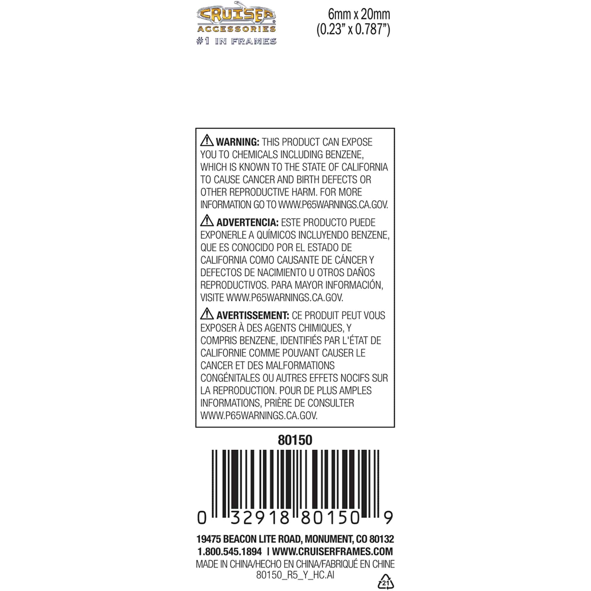 Metric-Nylon, License Plate Fasteners, Black