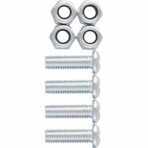 Cruiser Accessories Metric Steel license plate fasteners, front view