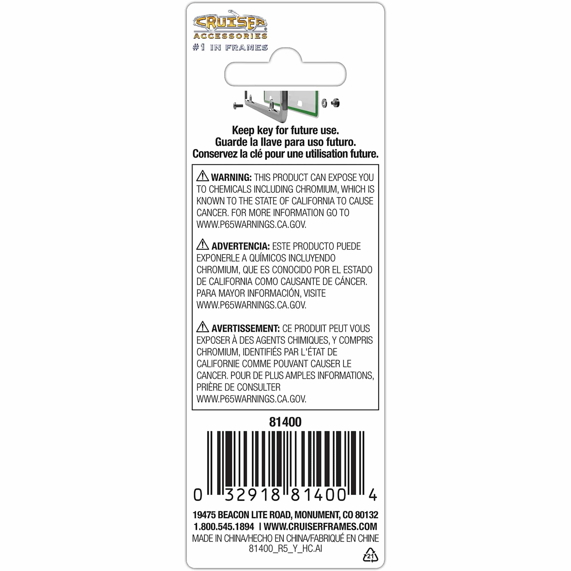 License Plate Locking Fasteners, Rattle Stop-Stainless