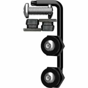 Cruiser Accessories Rattle Stop Locking license plate fastener standard kit, font view