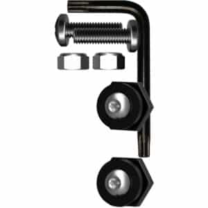 Cruiser Accessories Rattle Stop Locking license plate fastener metric kit, front view