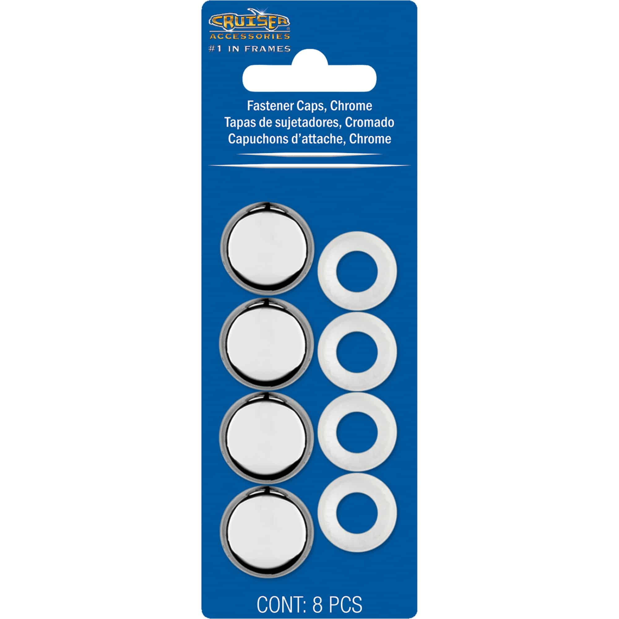 Chrome Fastener Caps