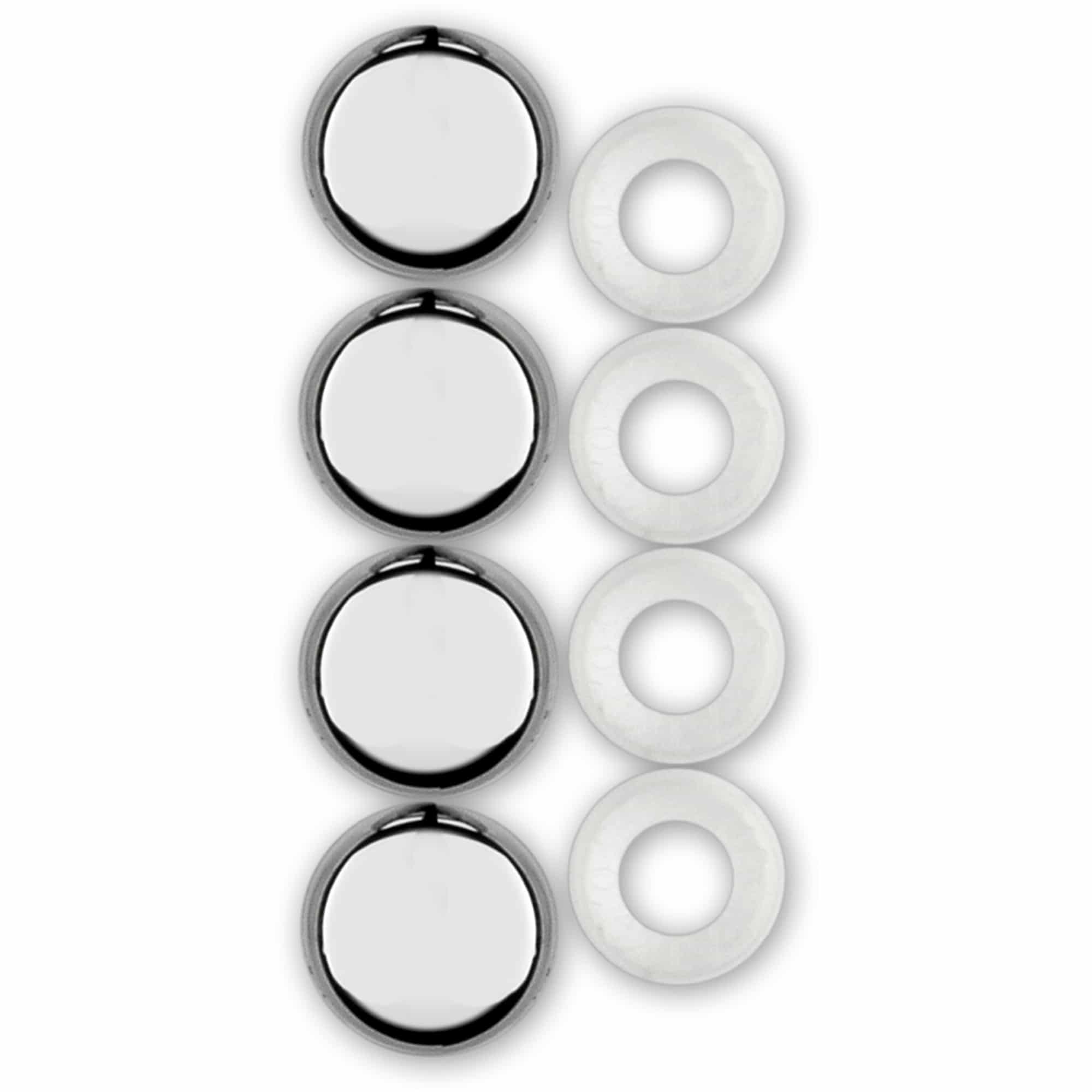 Chrome Fastener Caps