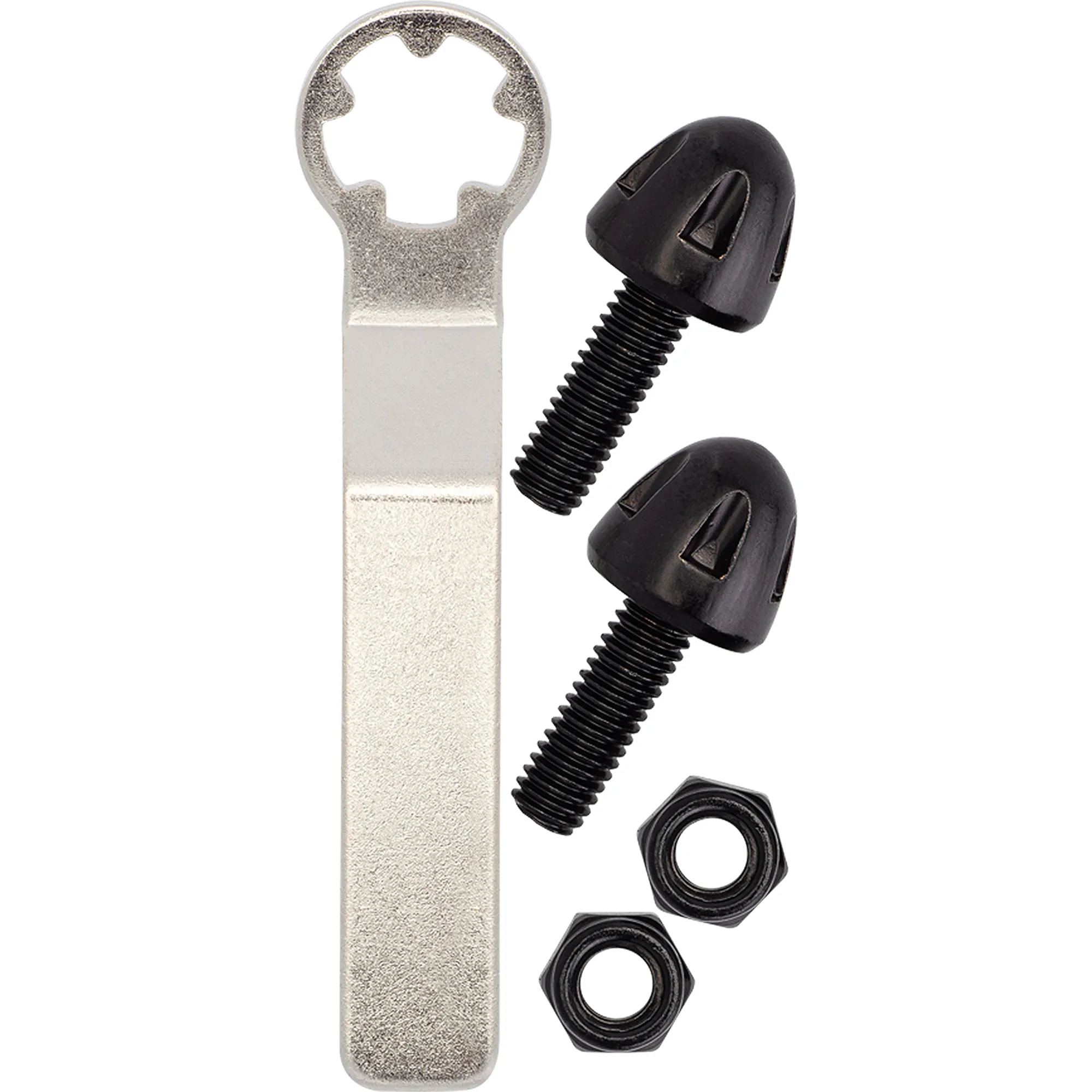 Anti-Theft License Plate Fasteners, Black