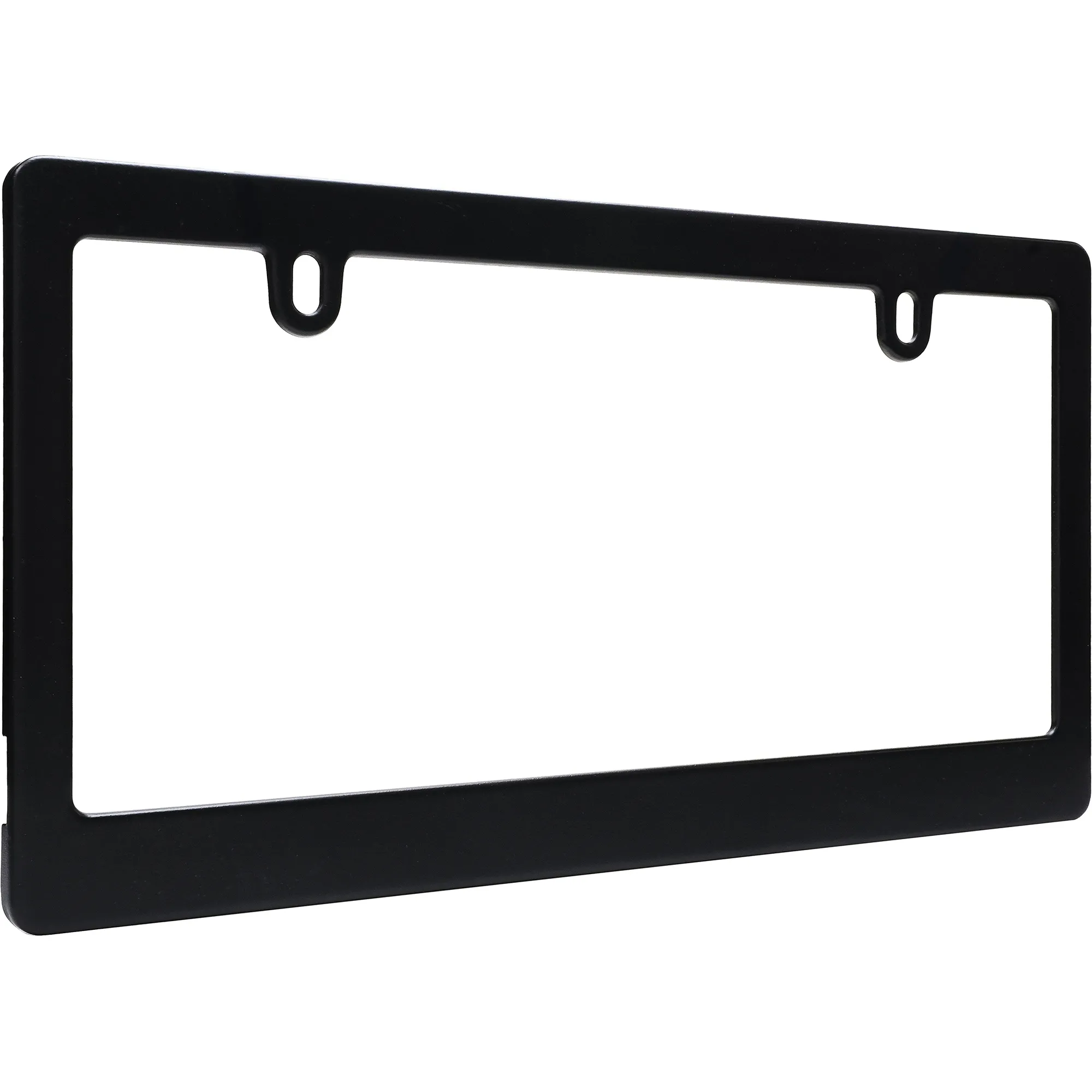 Aura License Plate Frame, Matte Black