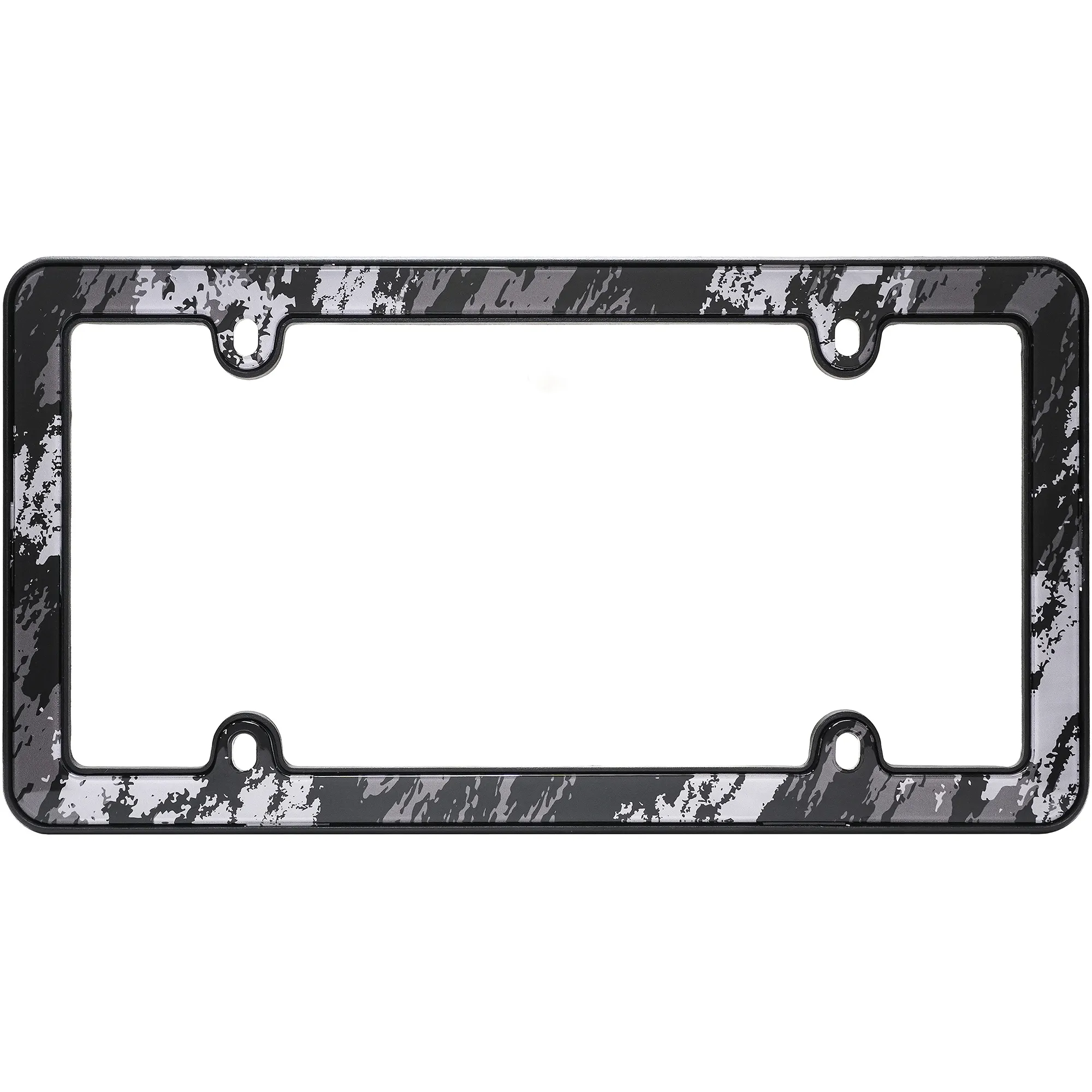 Ghostcamo License Plate Frame, Black/Gray