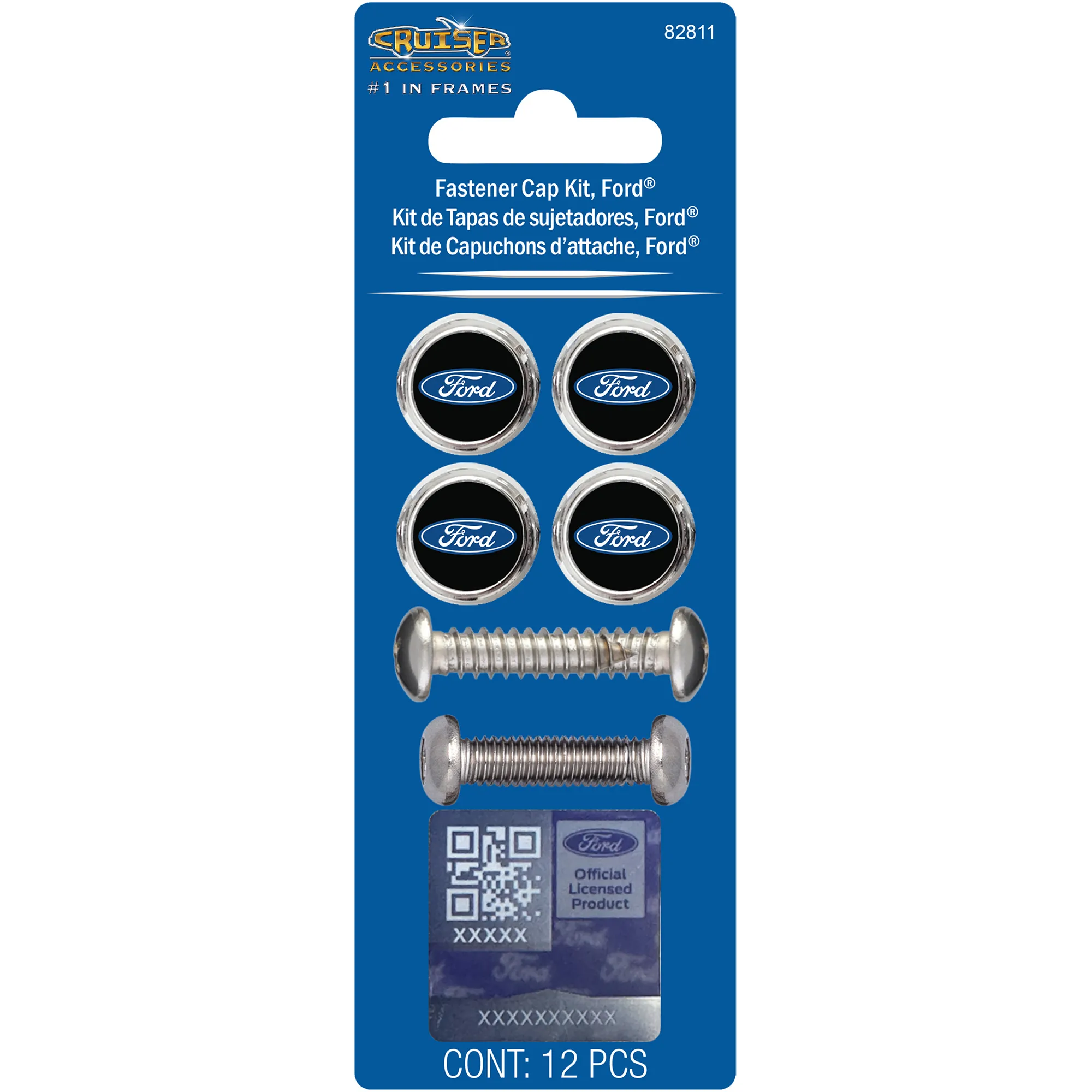 Ford License Plate Fastener Caps