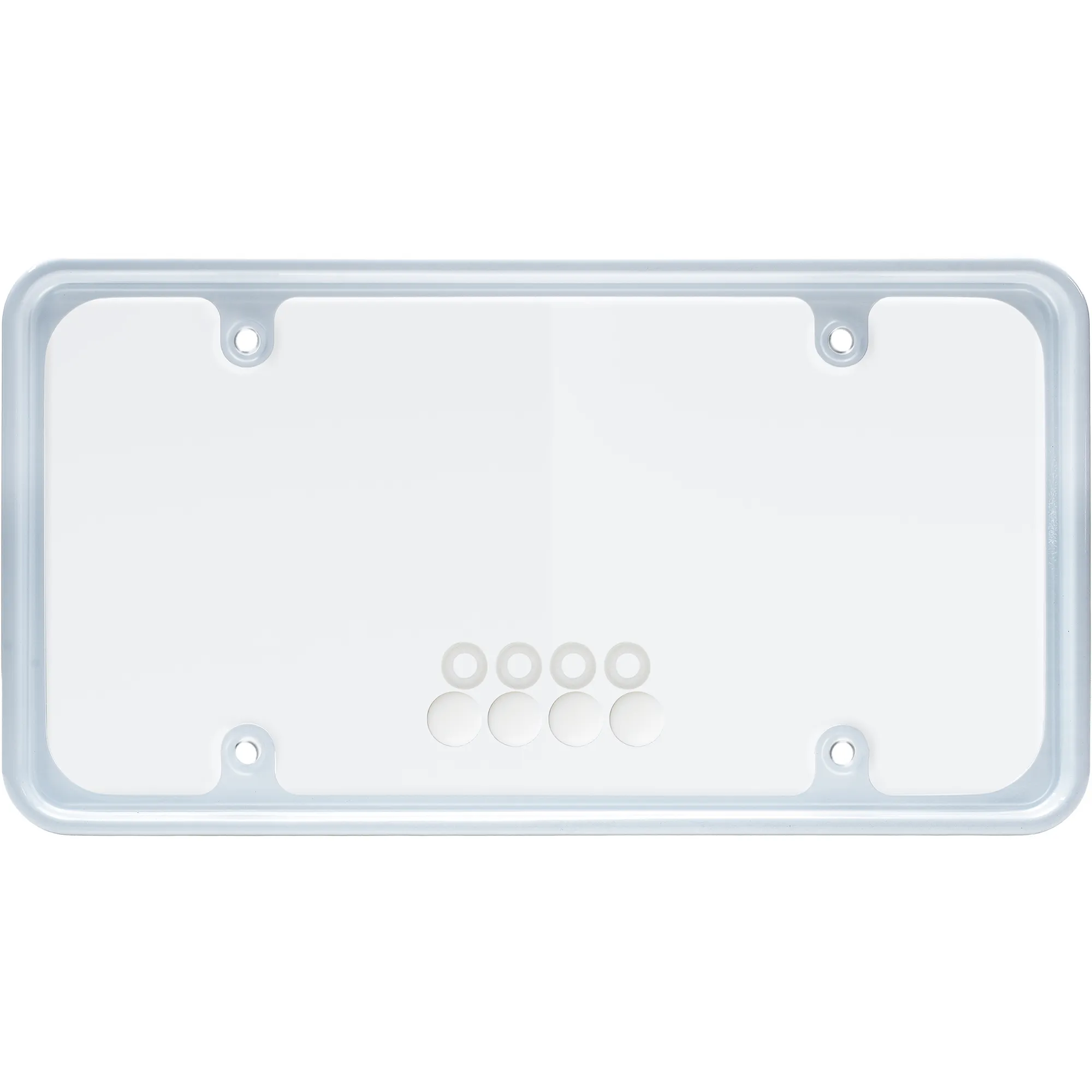 Perimeter Shield and Frame Combo, White/Clear