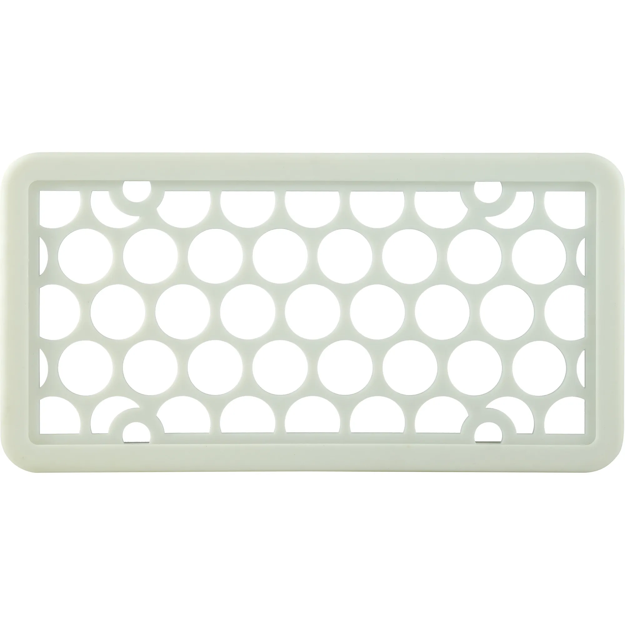 Silicone Glow License Plate Frame, Green