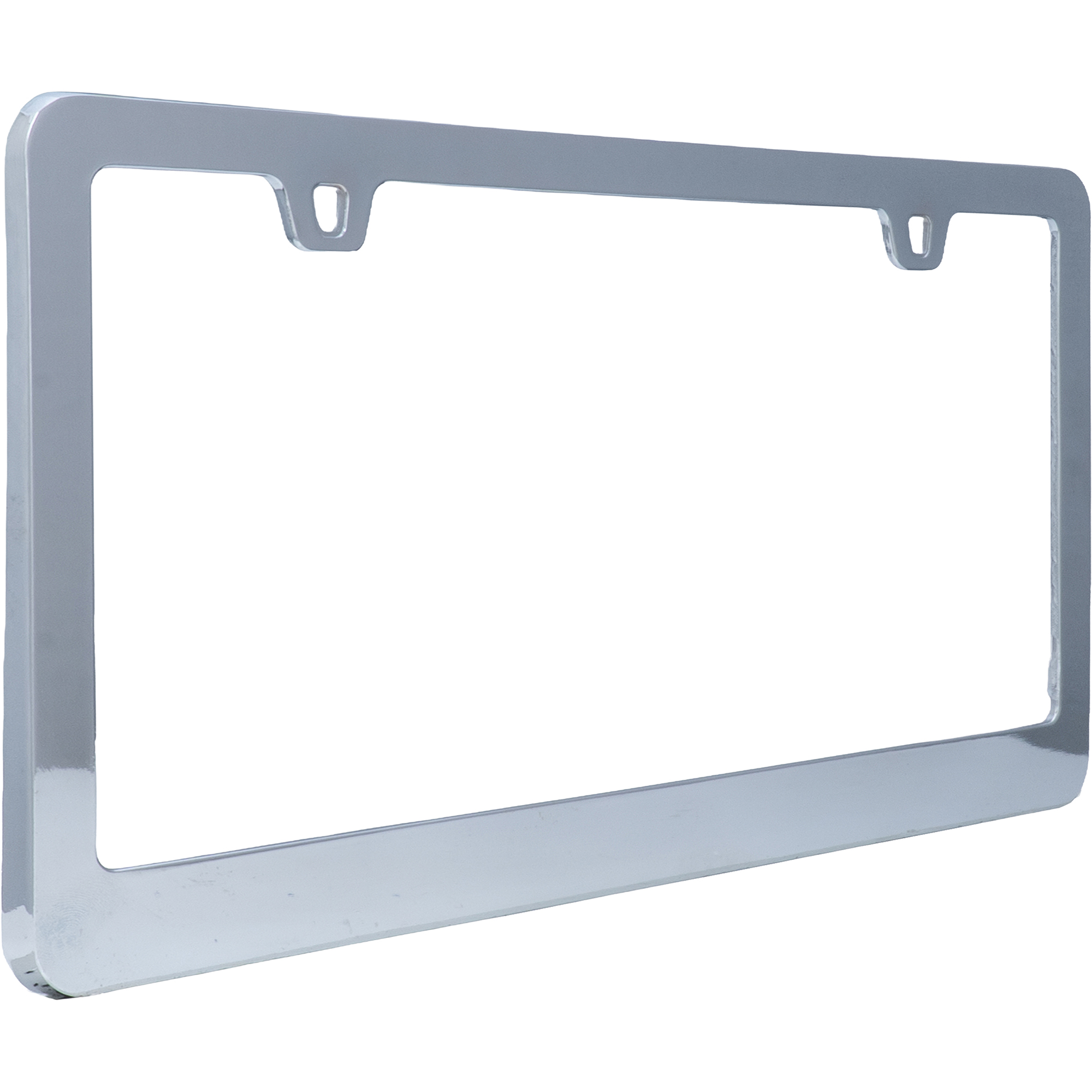 Neo Classic License Plate Frame, Chrome