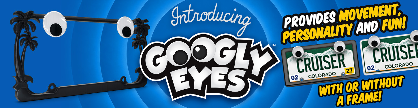 Check out Cruiser Accessories new Googly Eyes fastener caps! Adds fun to all vehicles!