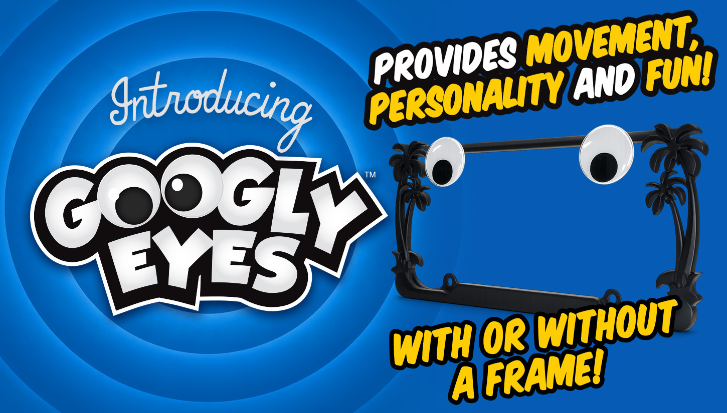 Check out Cruiser Accessories new Googly Eyes fastener caps! Adds fun to all vehicles!